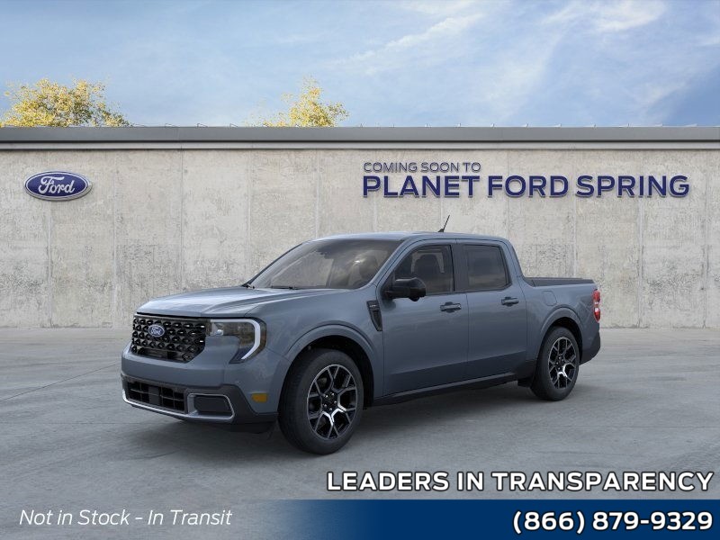 2025 Ford Maverick LARIAT Azure Gray Metallic Tri-Coat at Planet Ford