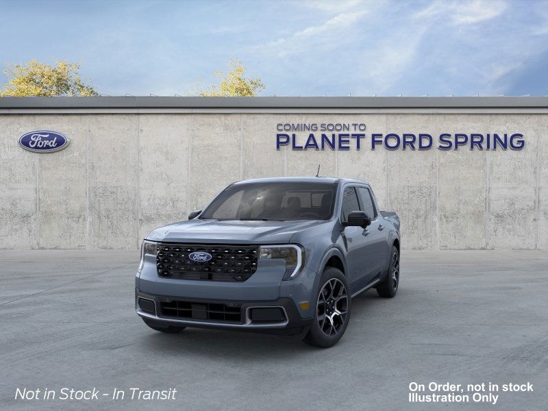 2025 Ford Maverick LARIAT Azure Gray Metallic Tri-Coat at Planet Ford