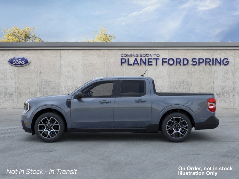 2025 Ford Maverick LARIAT Azure Gray Metallic Tri-Coat at Planet Ford