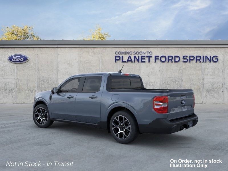2025 Ford Maverick LARIAT Azure Gray Metallic Tri-Coat at Planet Ford