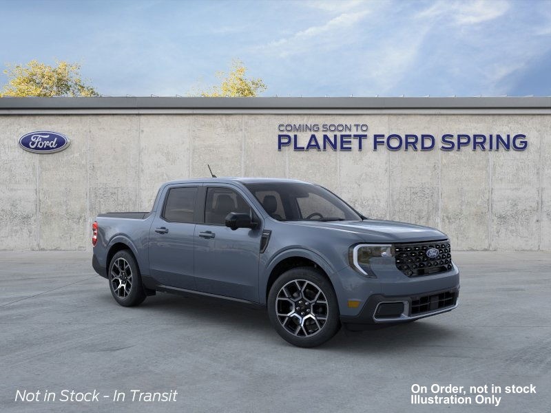 2025 Ford Maverick LARIAT Azure Gray Metallic Tri-Coat at Planet Ford