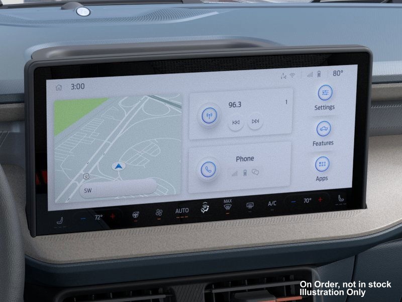 2025 Ford Maverick LARIAT Azure Gray Metallic Tri-Coat at Planet Ford