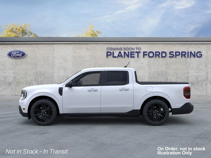 2025 Ford Maverick LARIAT Space White Metallic at Planet Ford