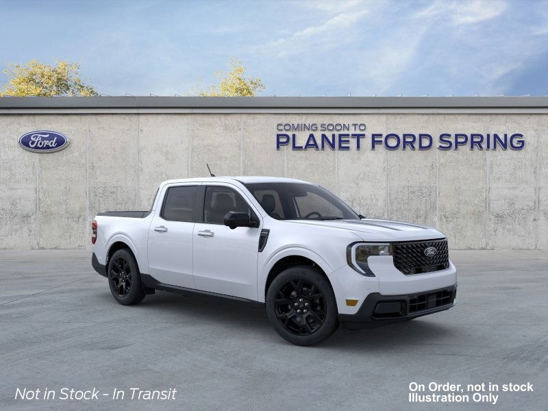 2025 Ford Maverick LARIAT Space White Metallic at Planet Ford