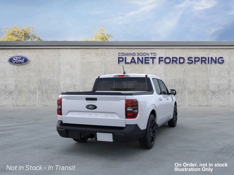 2025 Ford Maverick LARIAT Space White Metallic at Planet Ford