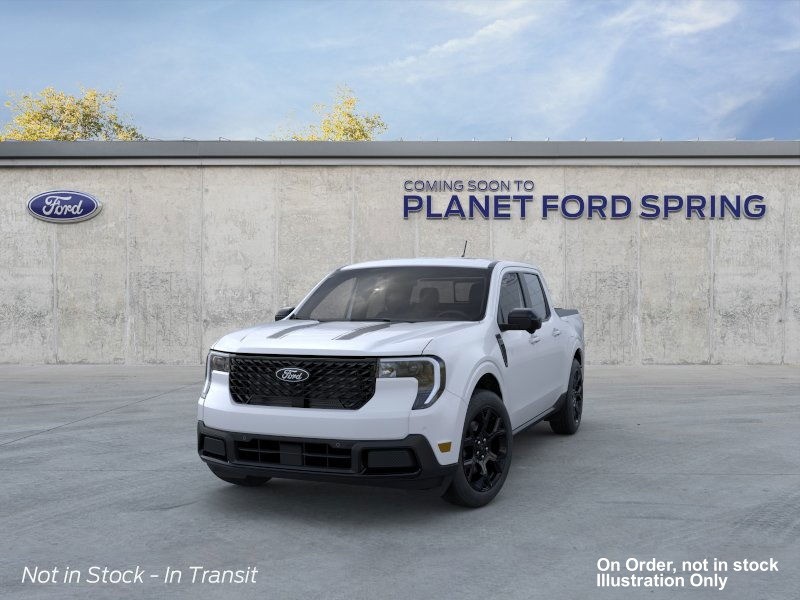 2025 Ford Maverick LARIAT Space White Metallic at Planet Ford