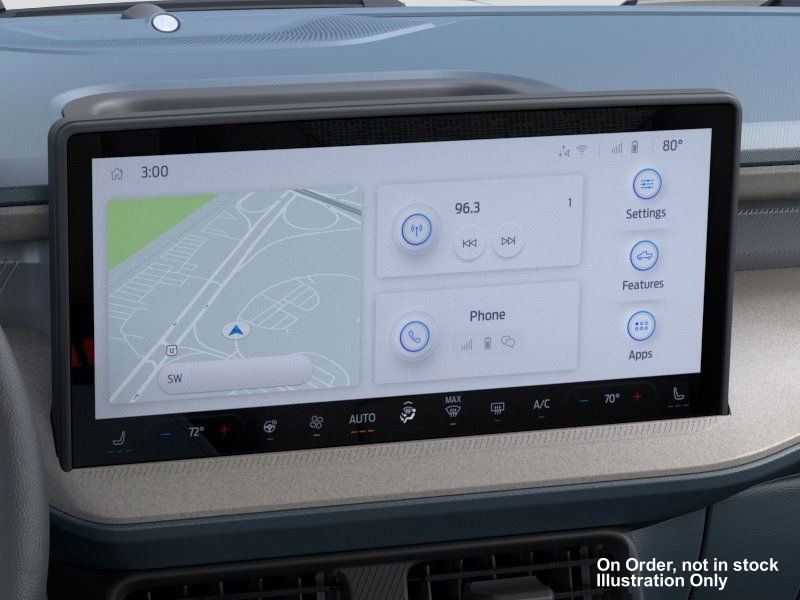 2025 Ford Maverick LARIAT Space White Metallic at Planet Ford