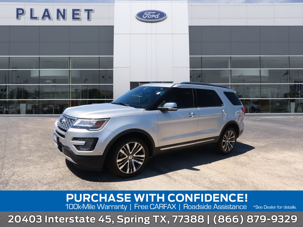 used 2017 Ford Explorer car, priced at $23,999