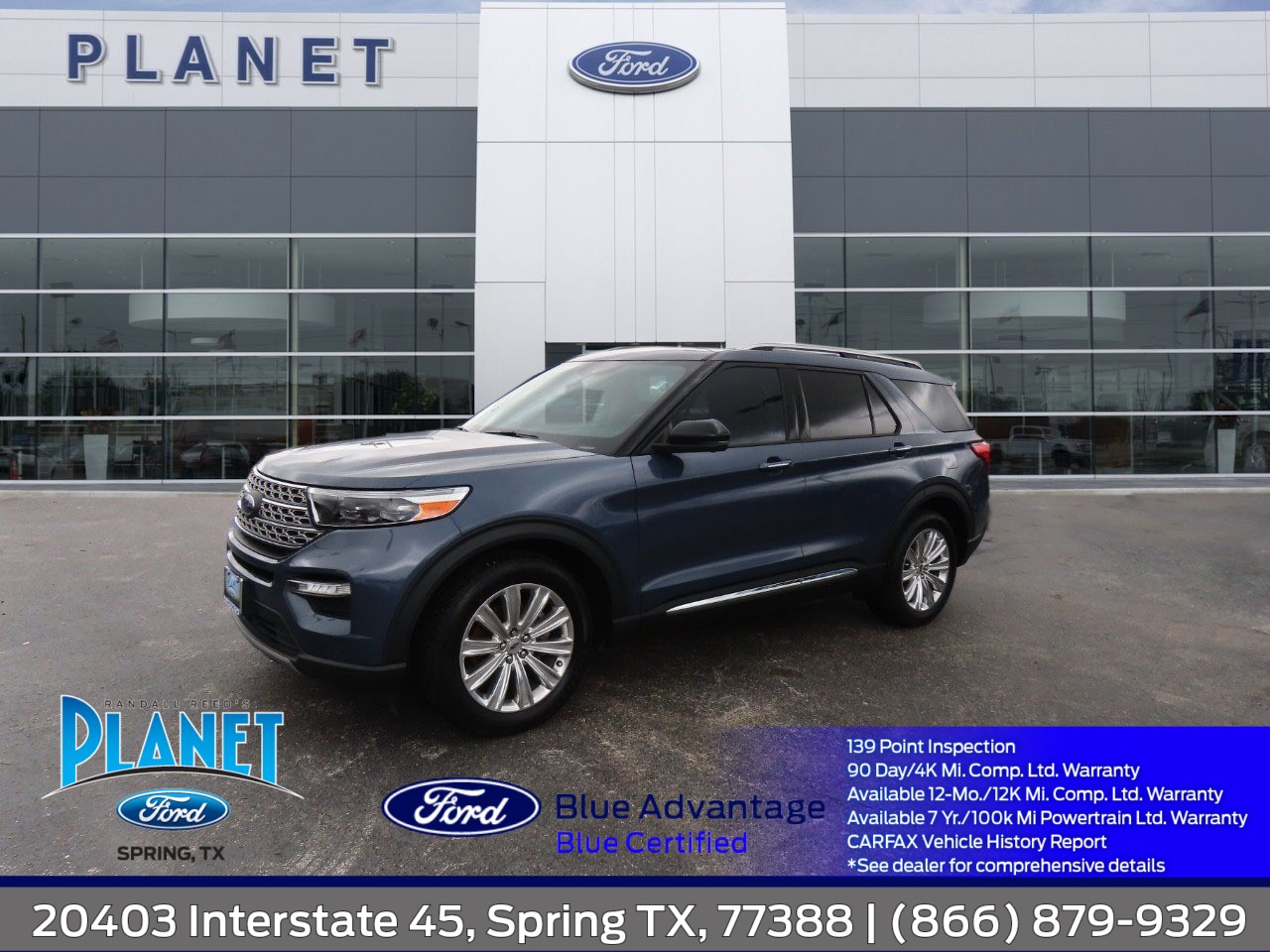used 2021 Ford Explorer car, priced at $29,999