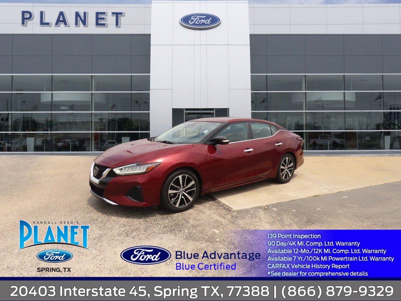 used 2021 Nissan Maxima car, priced at $19,999