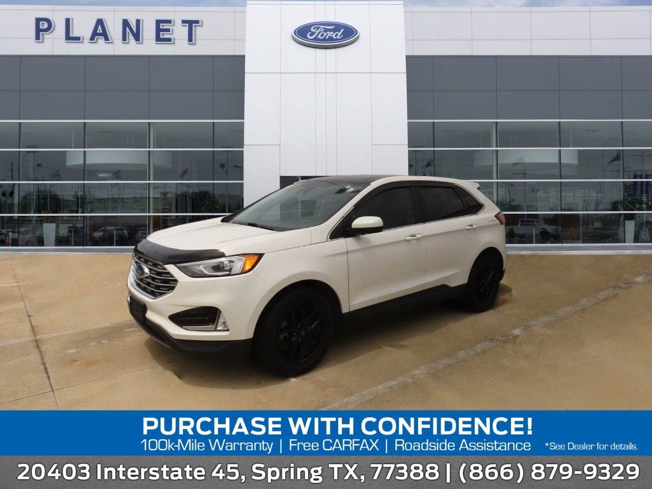 used 2021 Ford Edge car, priced at $19,999