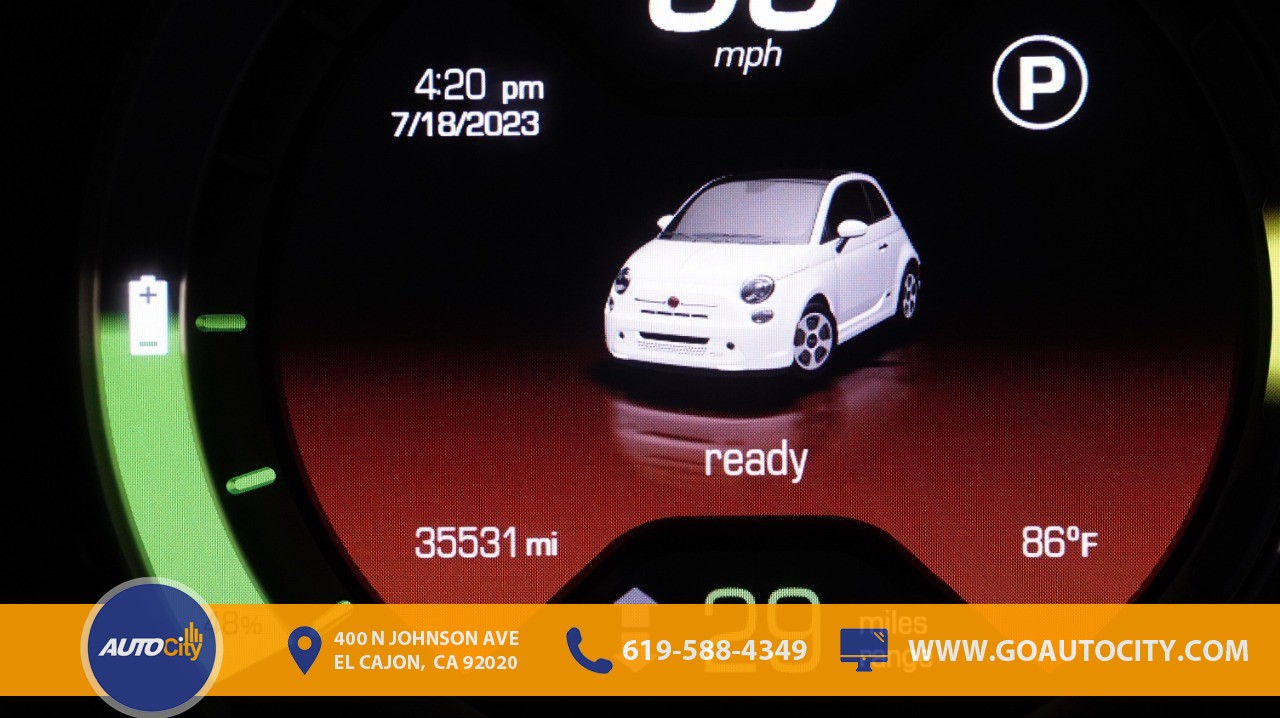 used 2015 FIAT 500e car, priced at $7,500