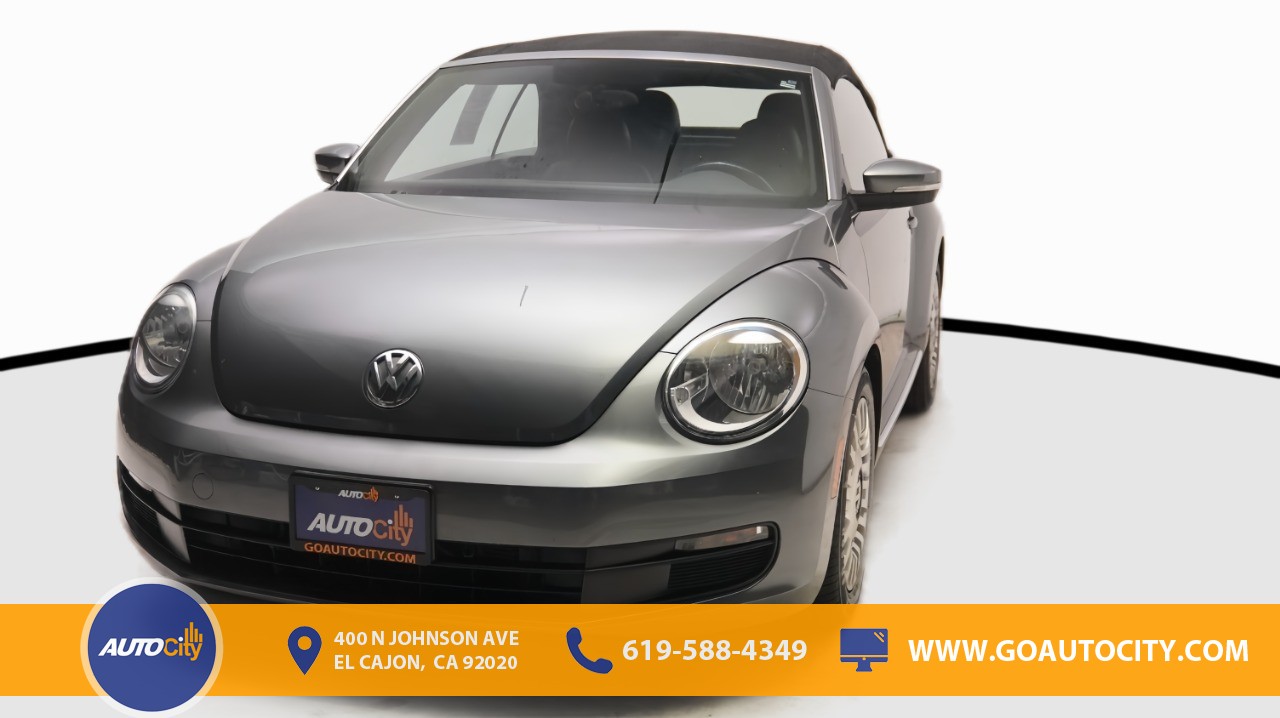 used 2015 Volkswagen BEETLE CONVERTIBLE car, priced at $15,500