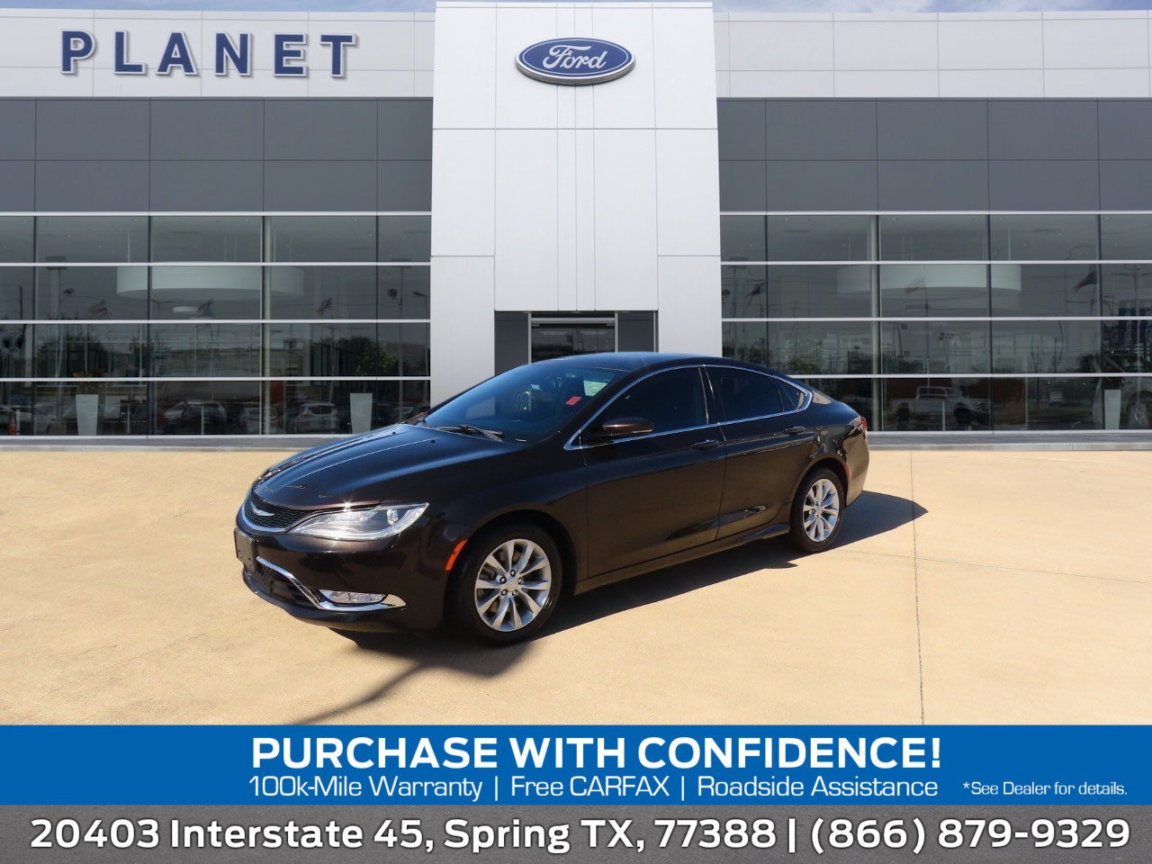 used 2015 Chrysler 200 car, priced at $9,999