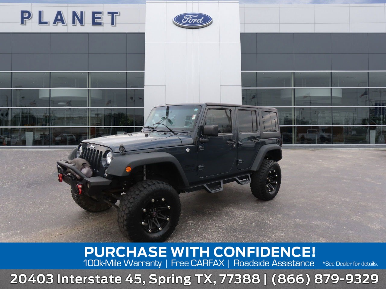 used 2016 Jeep Wrangler Unlimited car, priced at $20,999