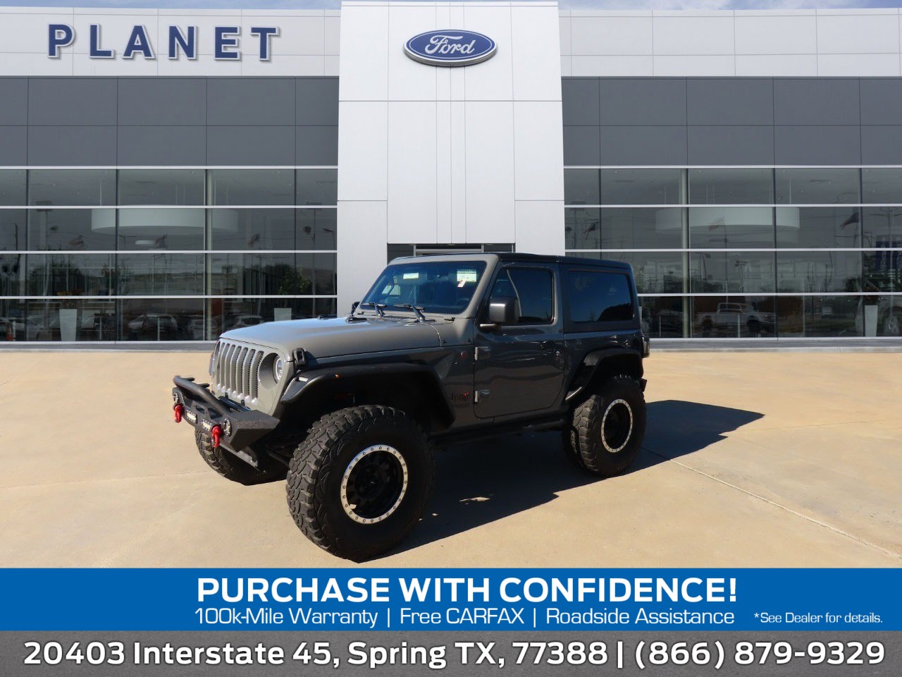 used 2021 Jeep Wrangler car, priced at $27,999