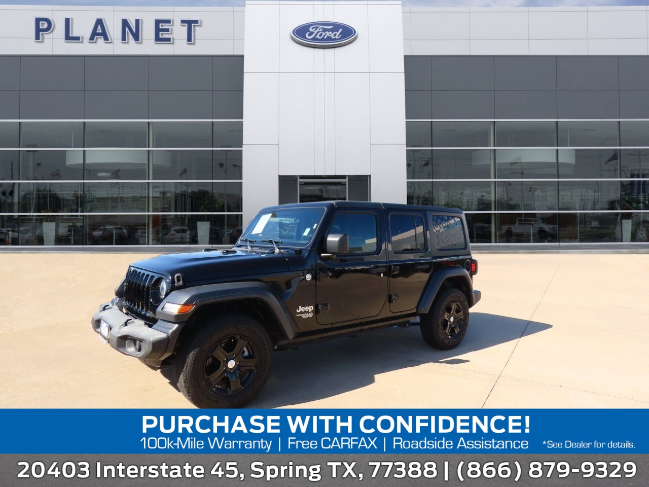 used 2019 Jeep Wrangler Unlimited car, priced at $23,999