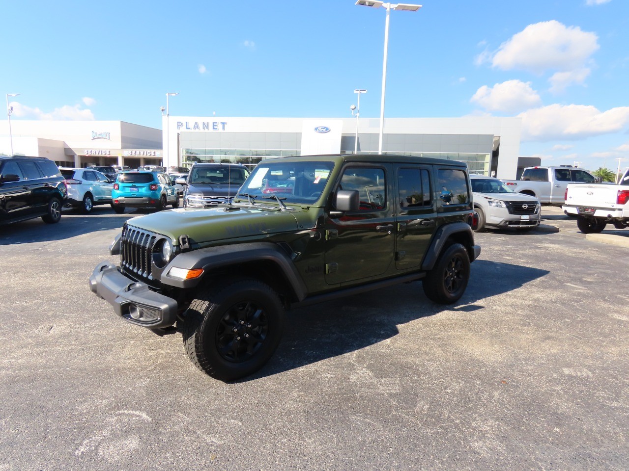 used 2021 Jeep Wrangler car, priced at $25,999