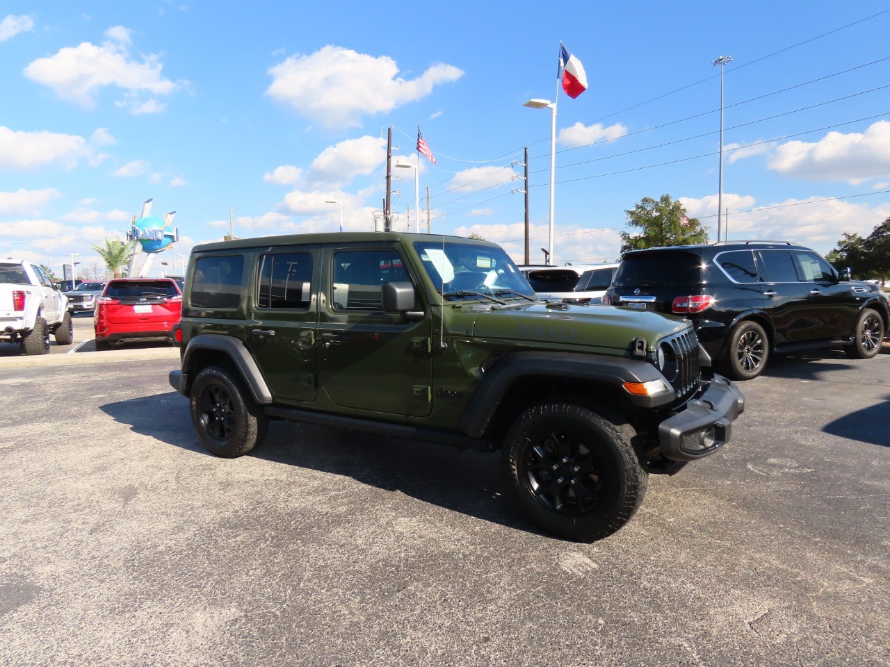 used 2021 Jeep Wrangler car, priced at $25,999