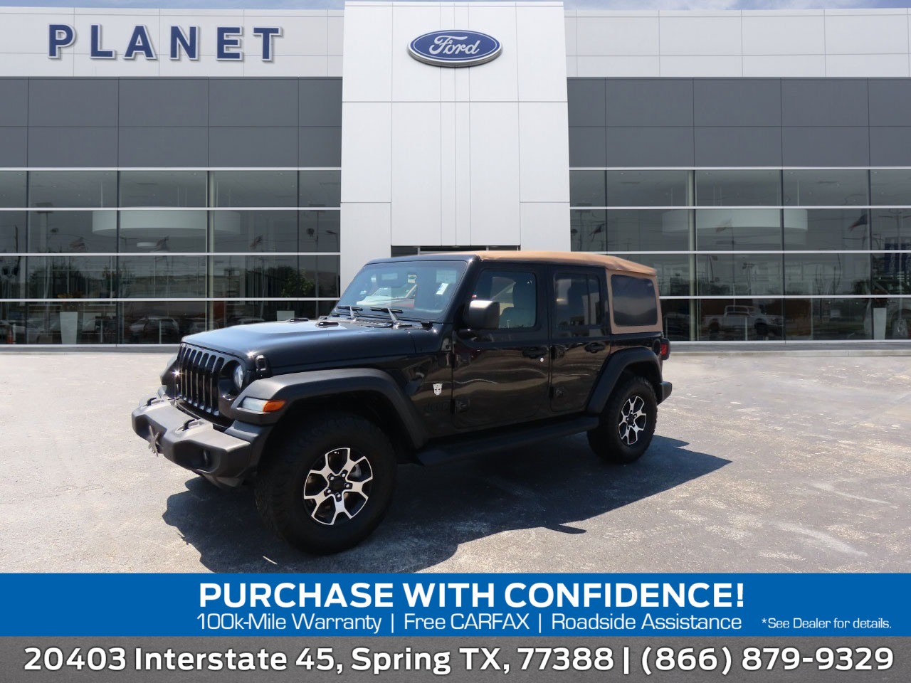 used 2020 Jeep Wrangler Unlimited car, priced at $23,999