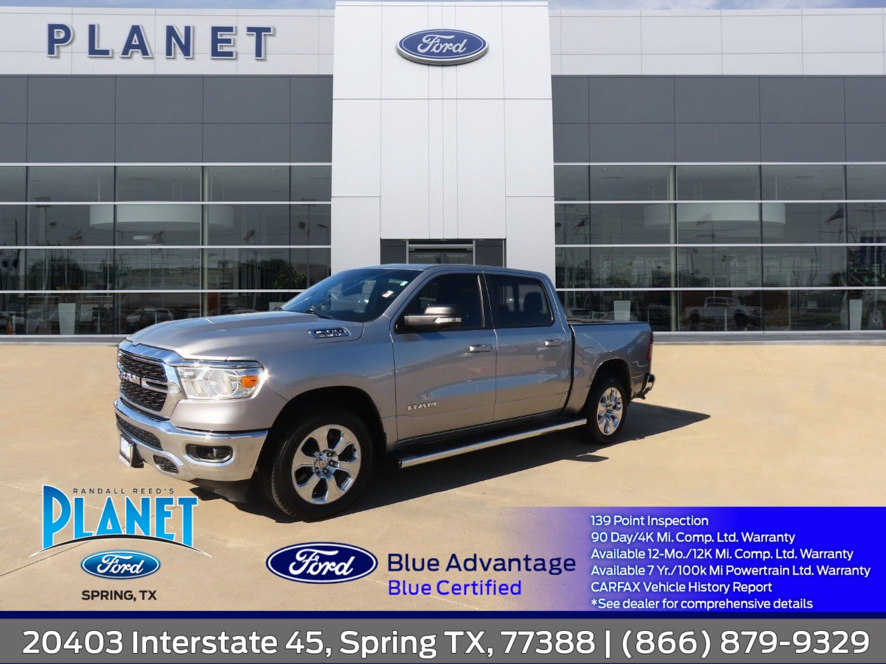 used 2022 Ram 1500 car, priced at $35,999