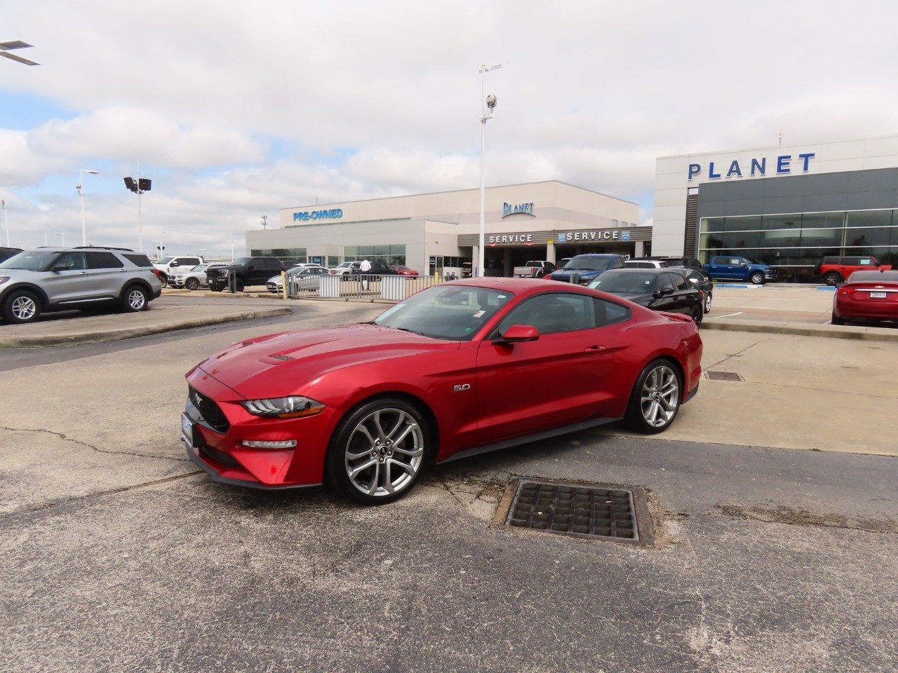 used 2022 Ford Mustang car, priced at $38,999