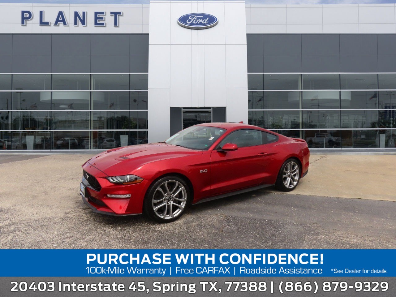 used 2022 Ford Mustang car, priced at $38,999