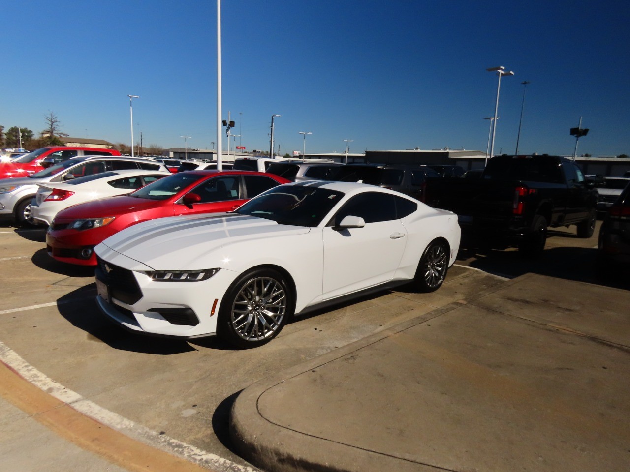 used 2024 Ford Mustang car, priced at $34,999