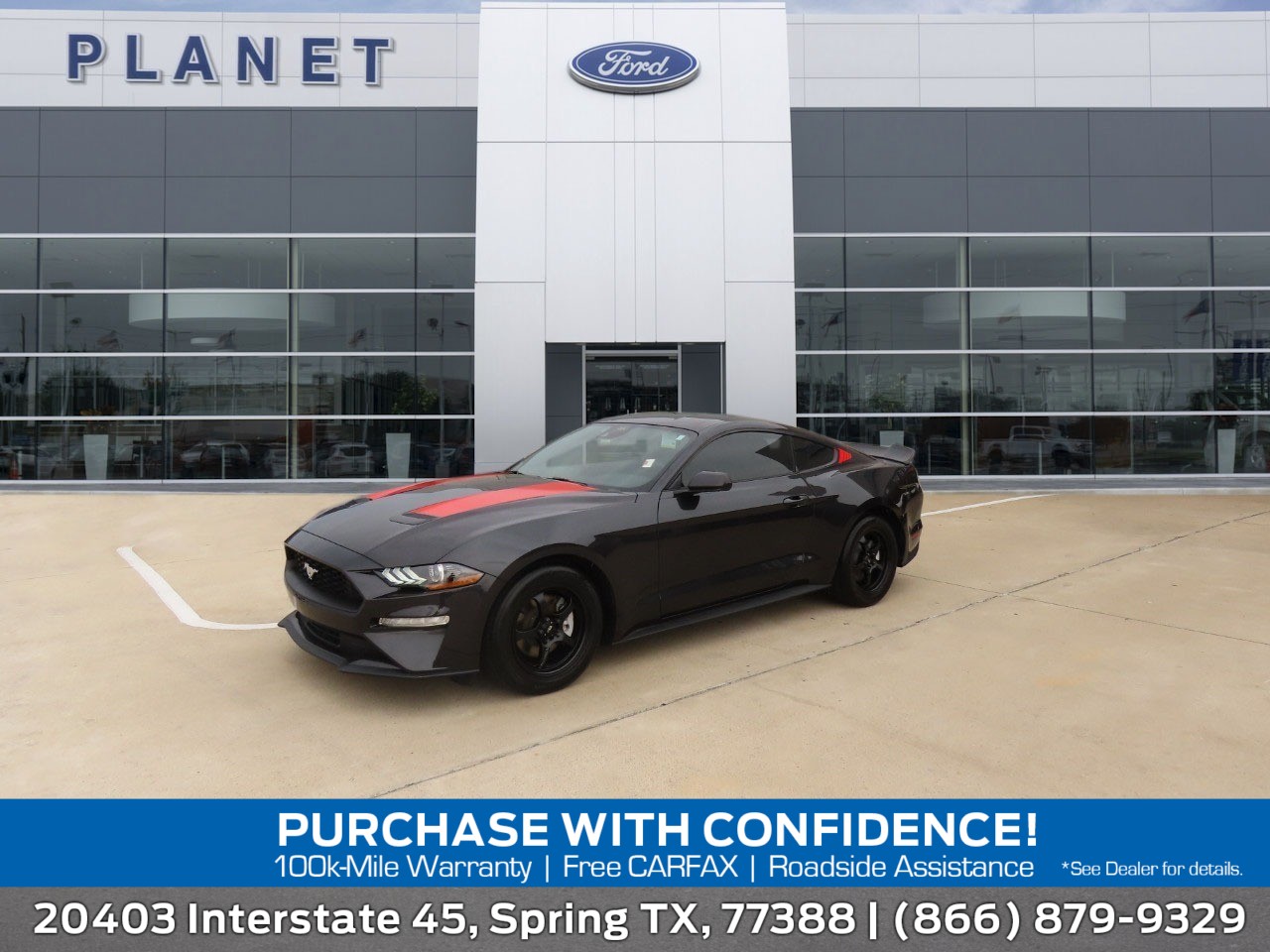 used 2022 Ford Mustang car, priced at $27,999