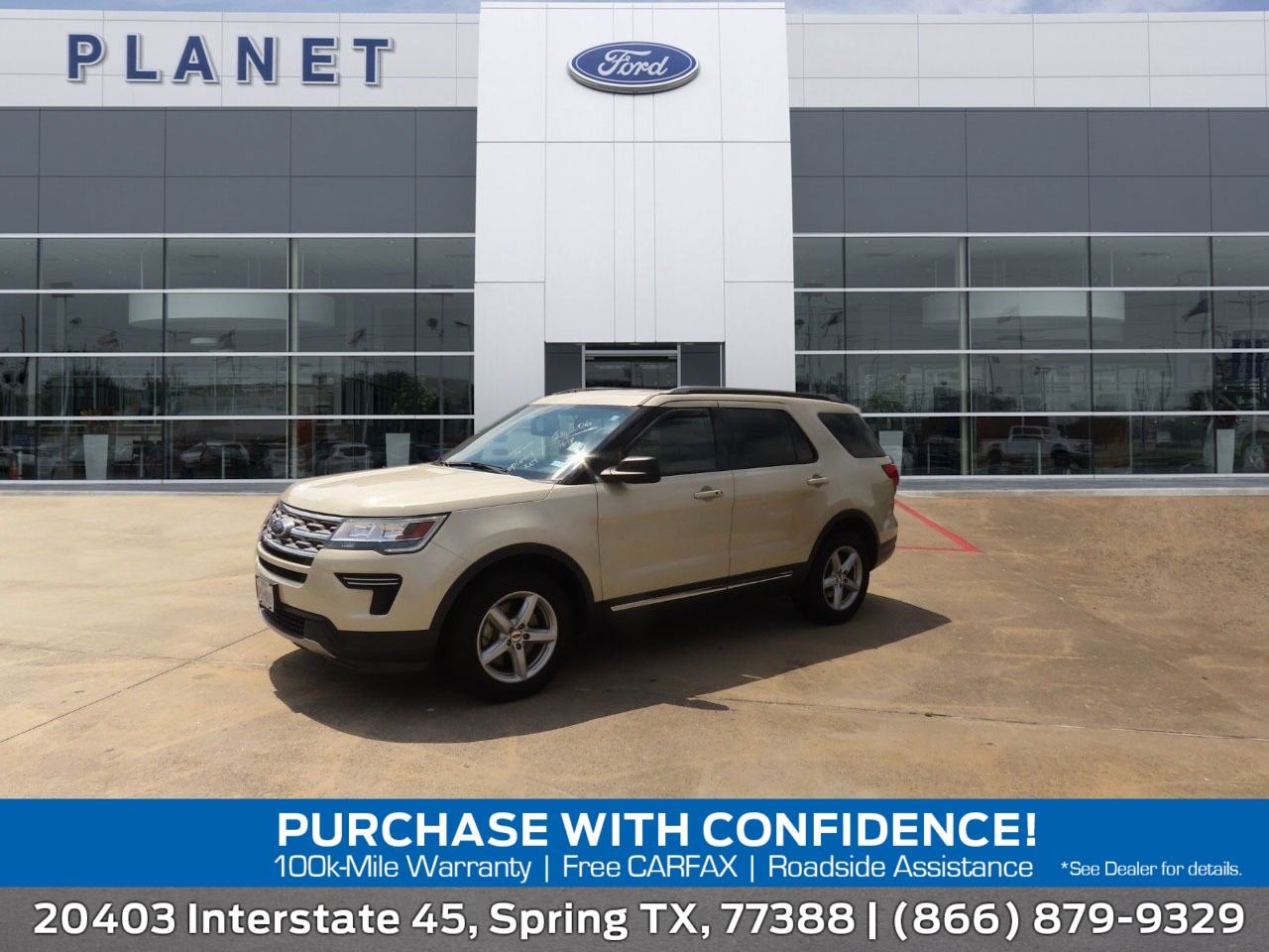 used 2018 Ford Explorer car, priced at $19,999