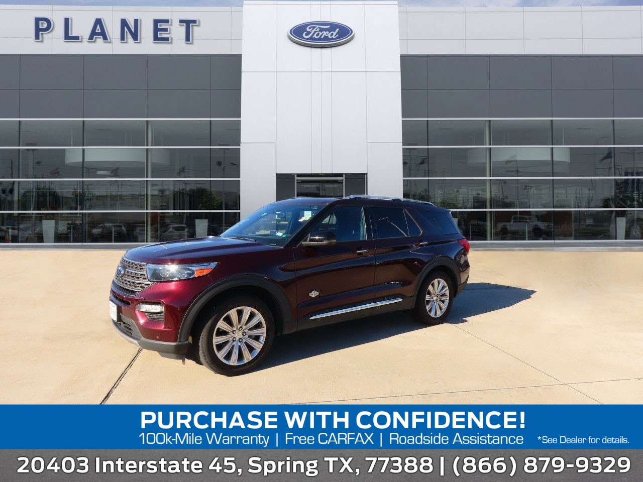 used 2022 Ford Explorer car, priced at $37,999