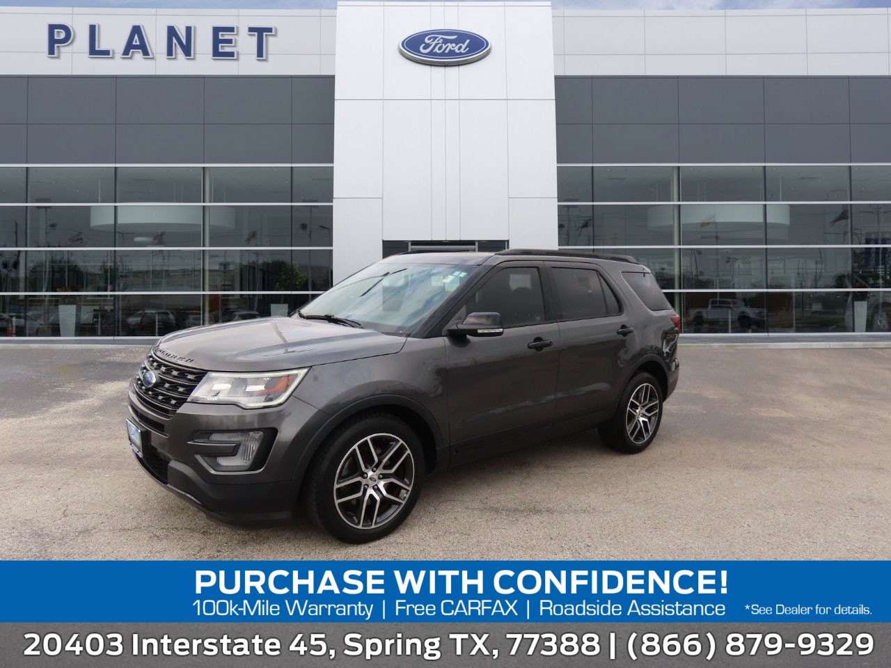 used 2017 Ford Explorer car, priced at $18,999