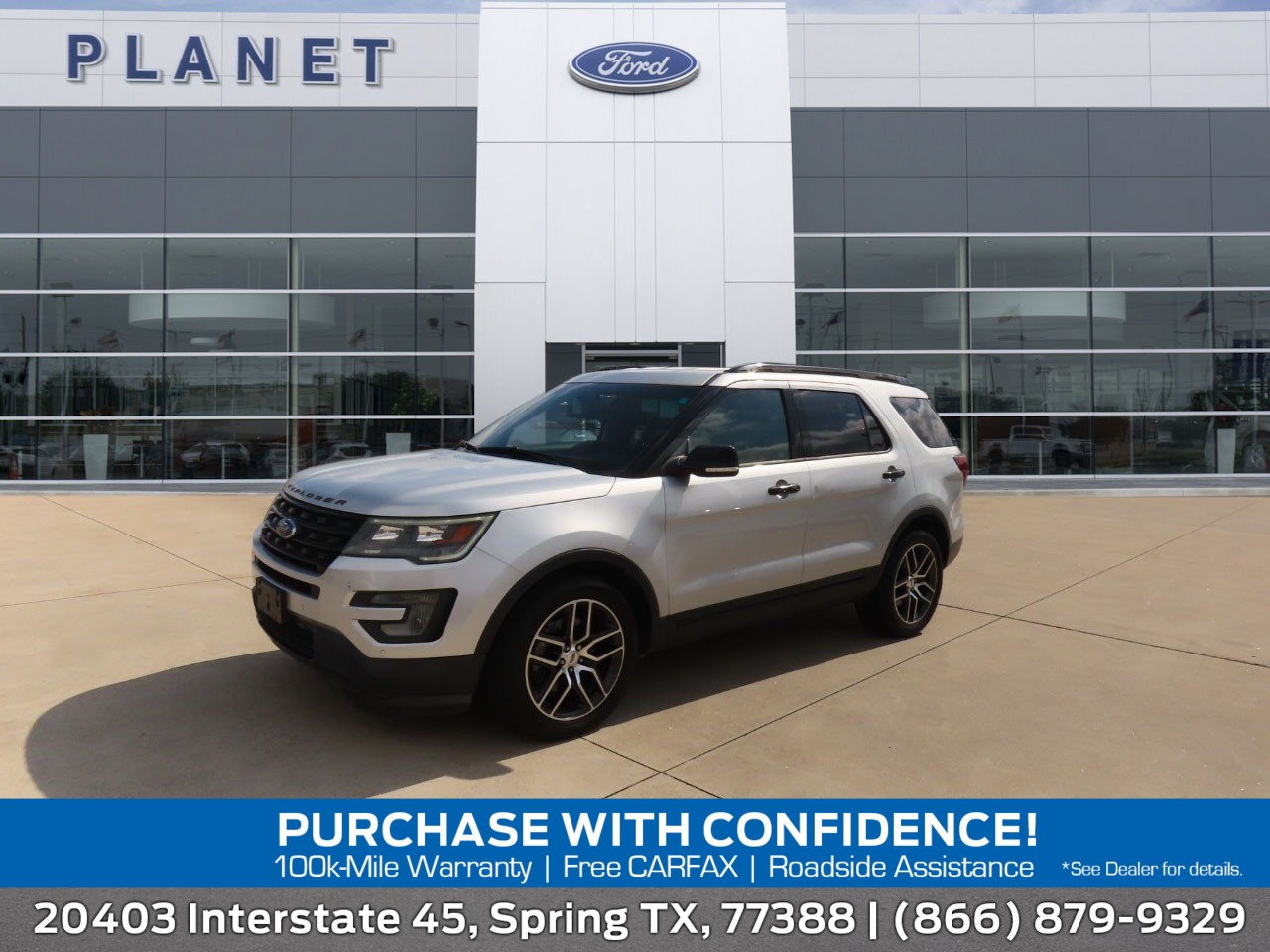 used 2017 Ford Explorer car, priced at $18,999