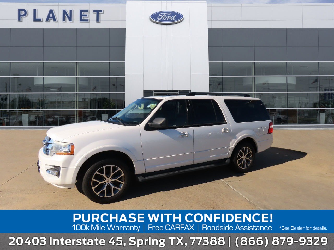 used 2015 Ford Expedition EL car, priced at $15,999