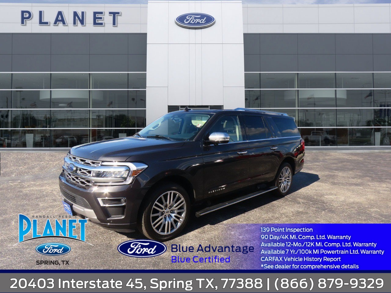 used 2022 Ford Expedition Max car, priced at $57,999