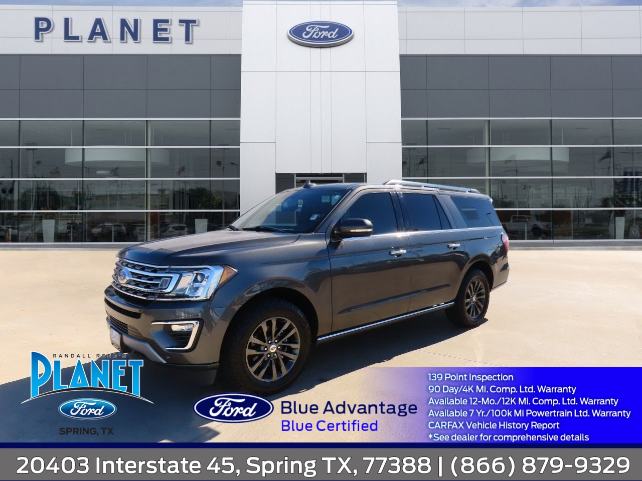 used 2019 Ford Expedition Max car, priced at $27,999