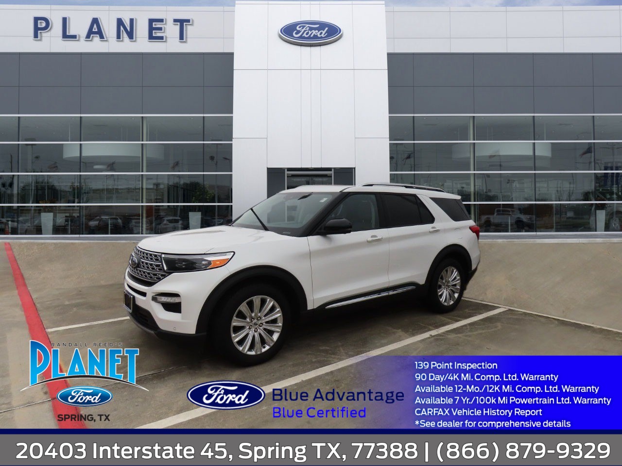 used 2020 Ford Explorer car, priced at $19,999