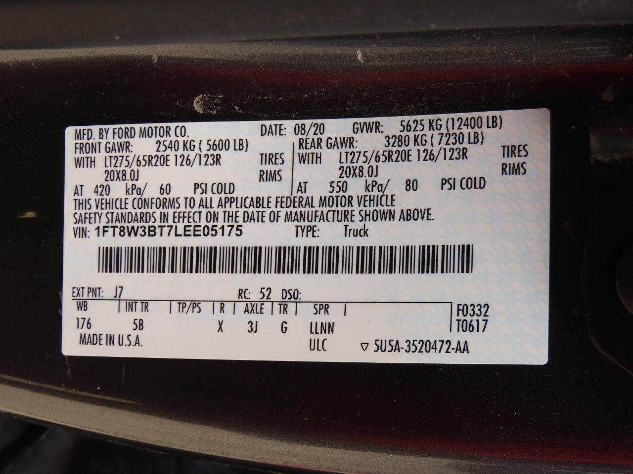 used 2020 Ford Super Duty F-350 SRW car, priced at $49,999