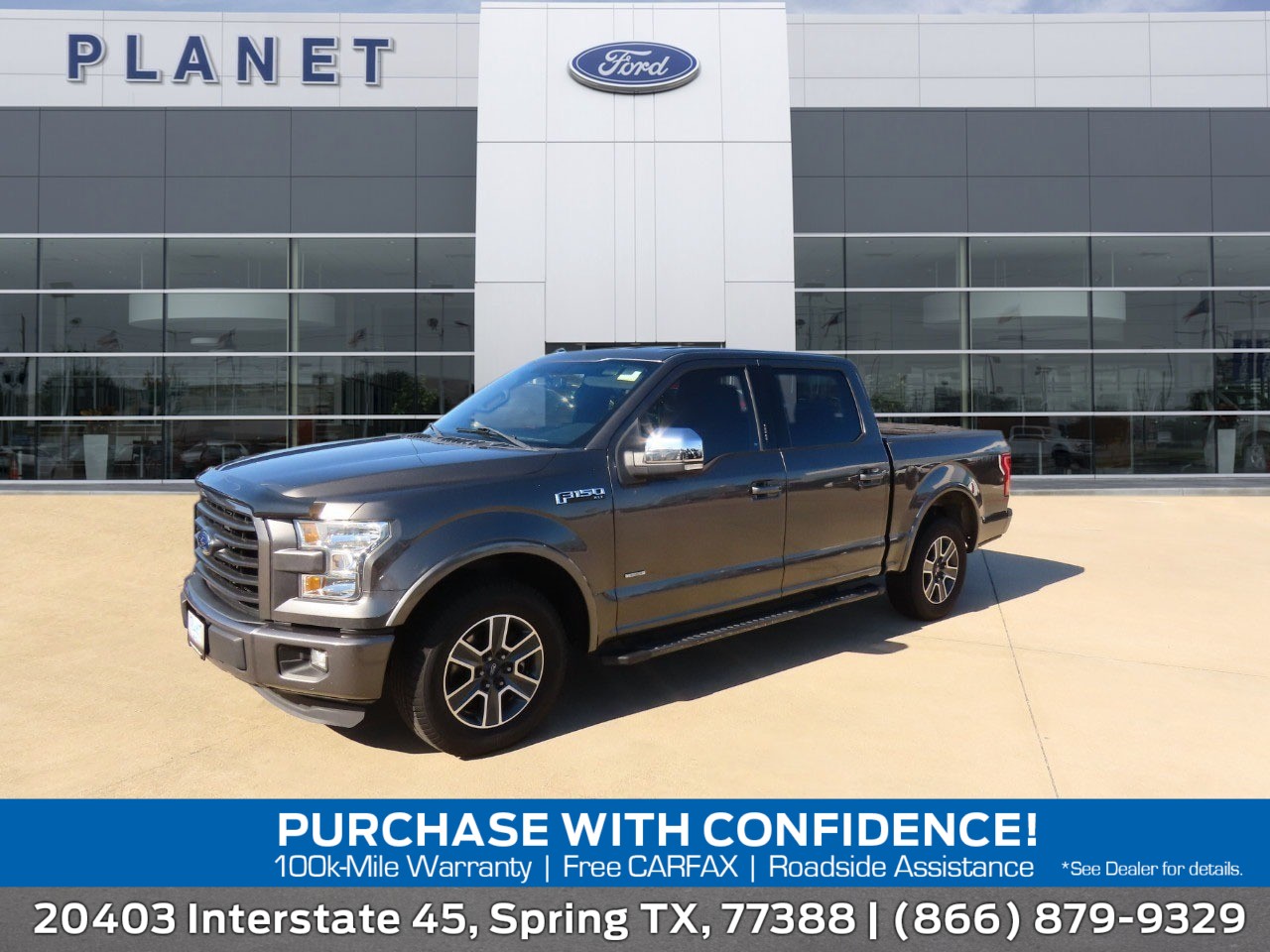 used 2015 Ford F-150 car, priced at $16,999