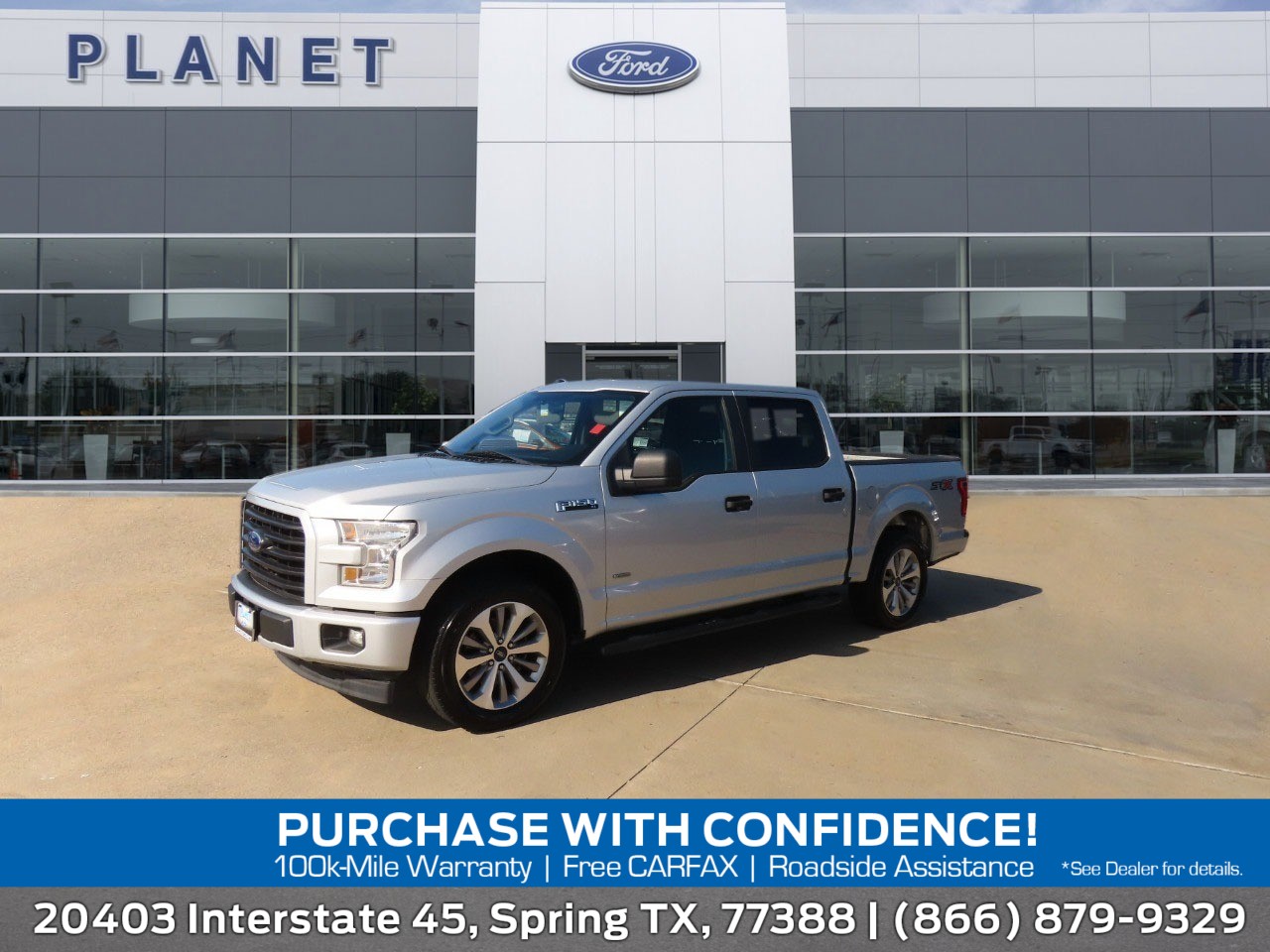 used 2017 Ford F-150 car, priced at $14,999