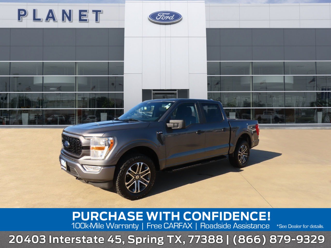 used 2021 Ford F-150 car, priced at $20,999