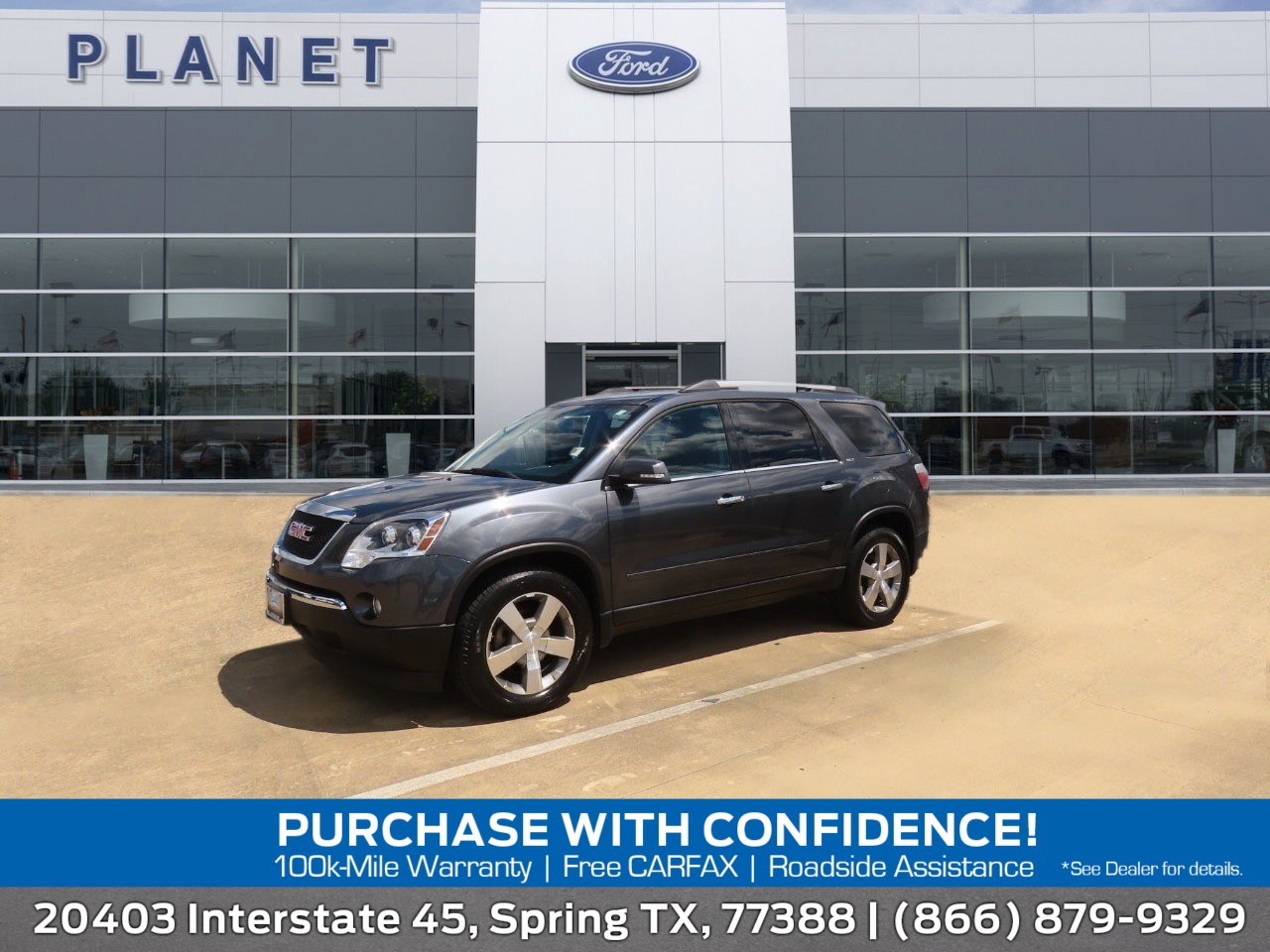 used 2012 GMC Acadia car, priced at $6,999