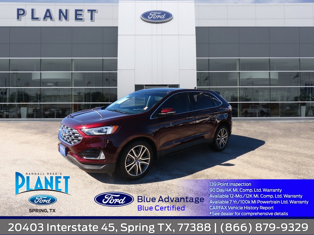 used 2022 Ford Edge car, priced at $24,999