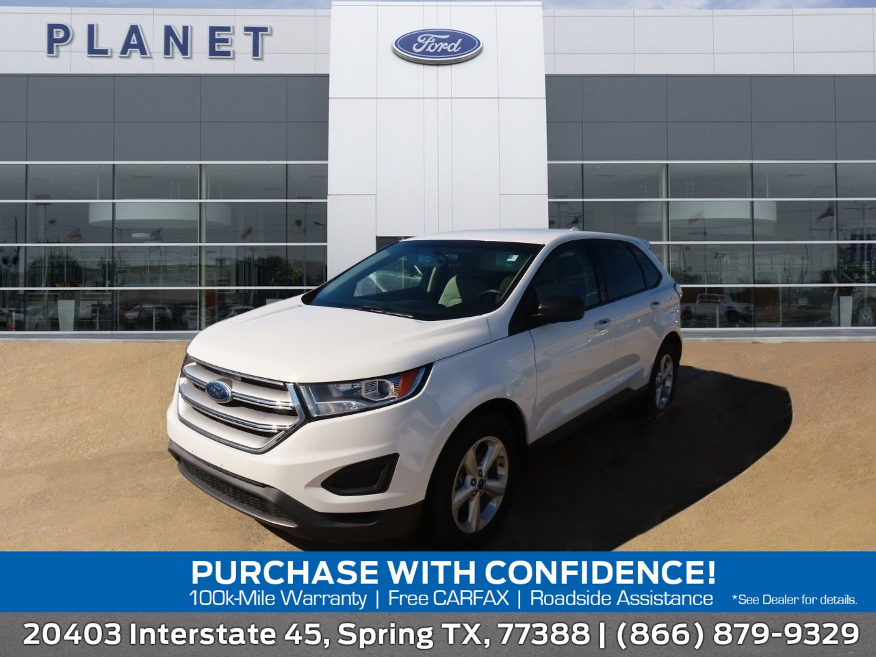 used 2015 Ford Edge car, priced at $9,999