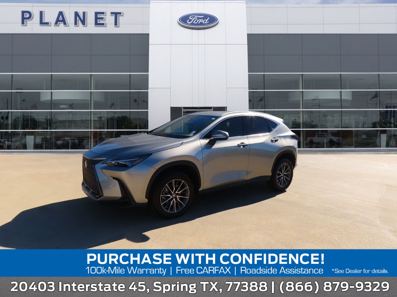 used 2023 Lexus NX car, priced at $33,999