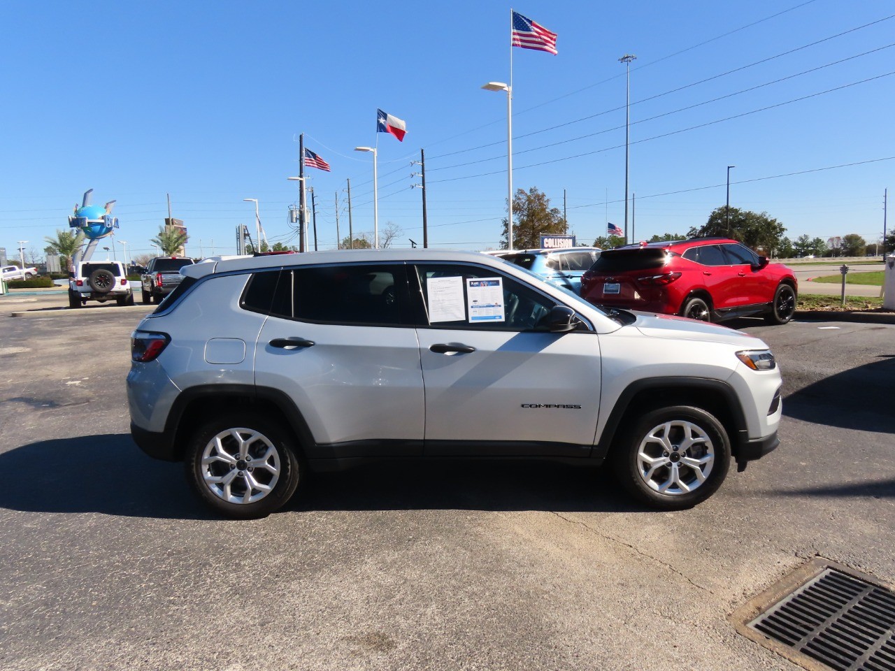 used 2025 Jeep Compass car, priced at $23,999