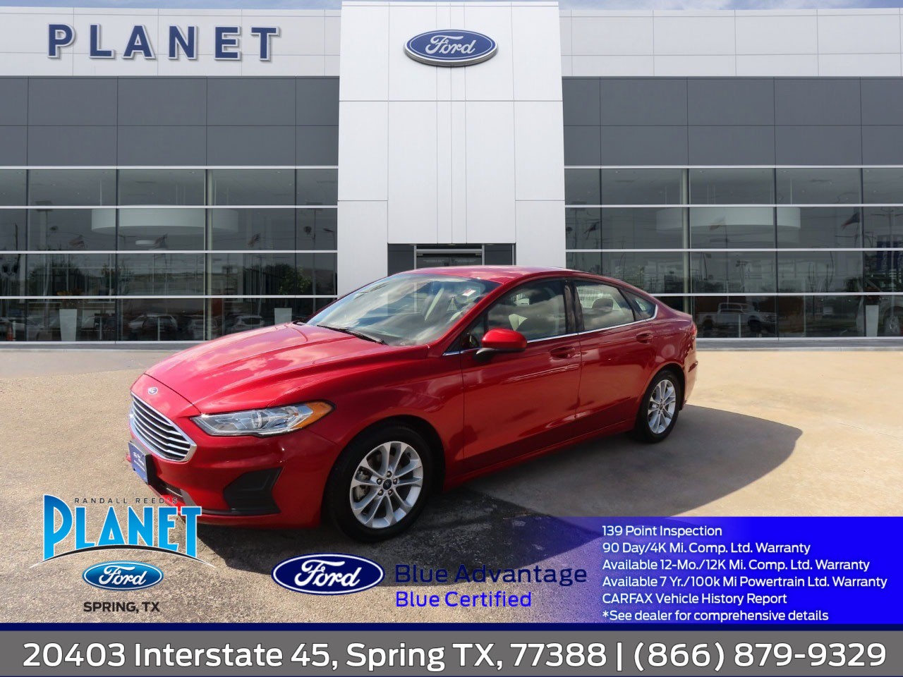 used 2020 Ford Fusion car, priced at $16,999