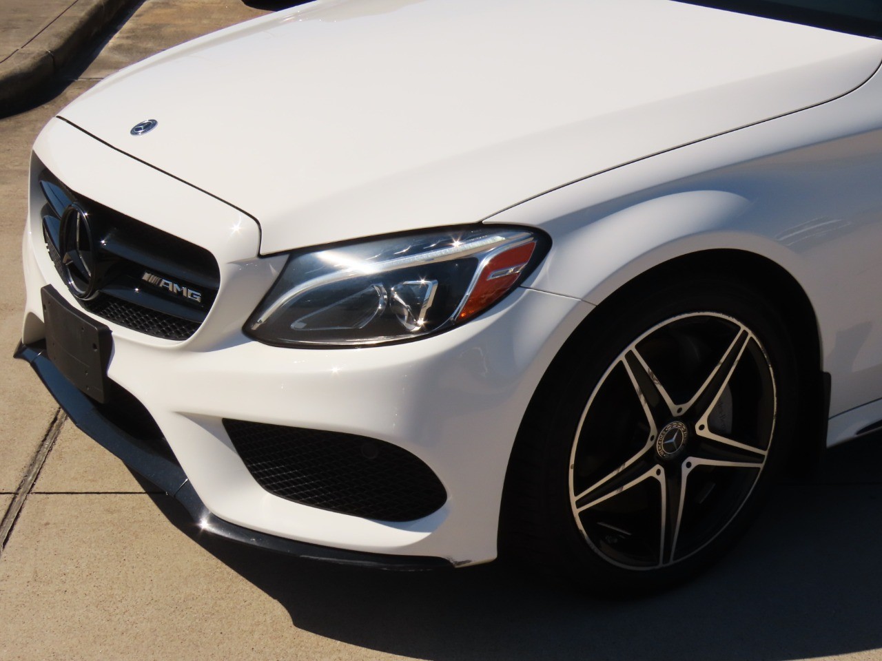 used 2018 Mercedes-Benz C-Class car, priced at $17,999