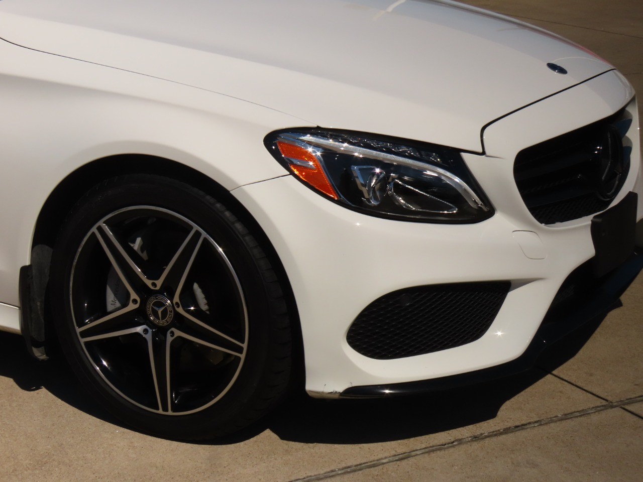 used 2018 Mercedes-Benz C-Class car, priced at $17,999