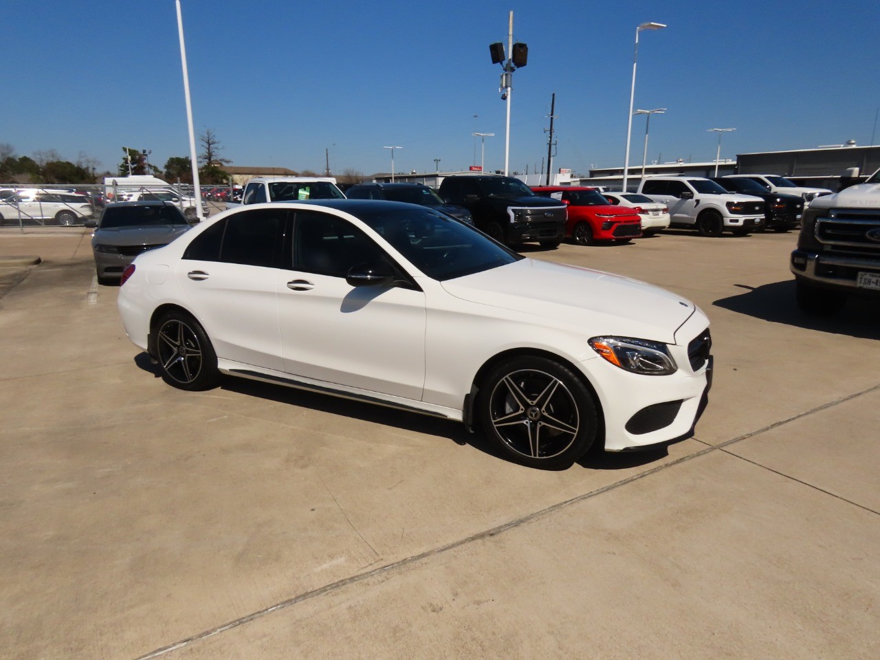 used 2018 Mercedes-Benz C-Class car, priced at $17,999